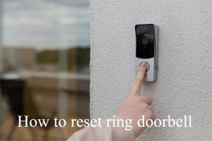 How to reset ring doorbell